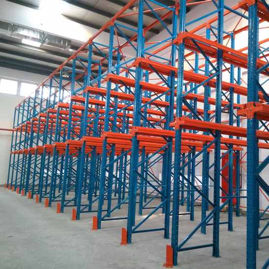 OEM Heavy Industrial Adjustable Warehouse Storage Rack Metal Drive in Pallet Racks/Steel Drive in Racking Filo Racking
