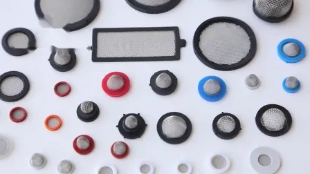 Wire Mesh Hose Rubber Washer Filter Strainer Cap Screen for Shower Faucets