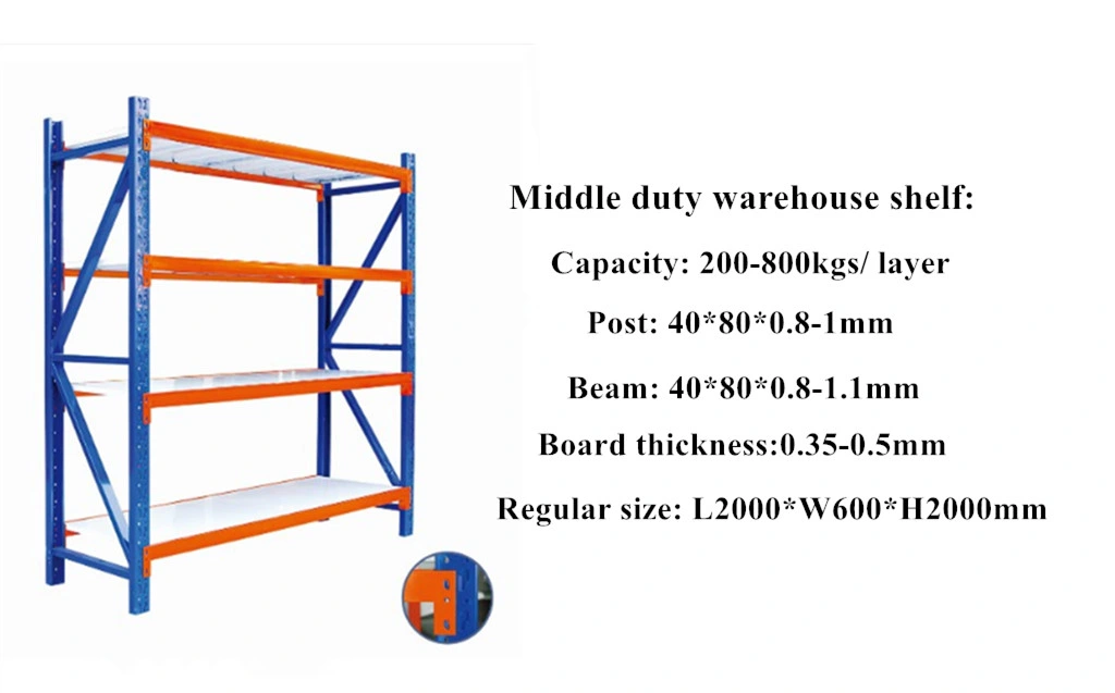 Heavy Duty Warehouse Storage Double Deep Pallet Rack