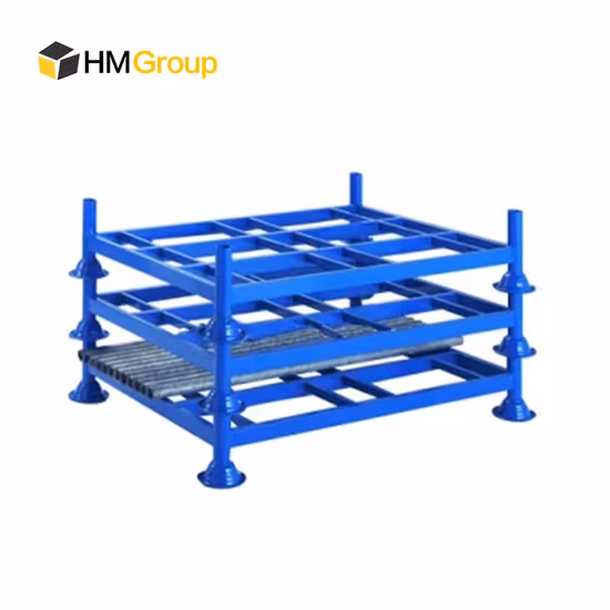 High Quality Mobile Stacking Cold Storage Steel Pipe Pallet Rack Manurack