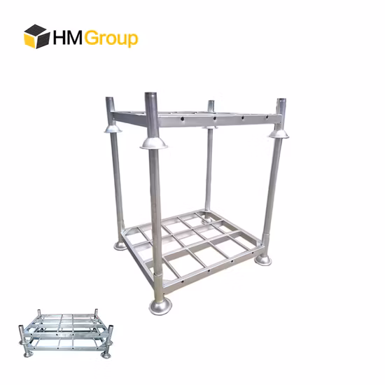 High Quality Mobile Stacking Cold Storage Steel Pipe Pallet Rack Manurack