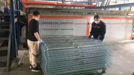 Decking de malla de alambre de almacenamiento de metal de acero galvanizado soldado con autógena acampanado de Warehouse para el tormento de la plataforma