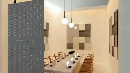 Partición de oficina modular de pantalla PET para biblioteca de restaurante en casa