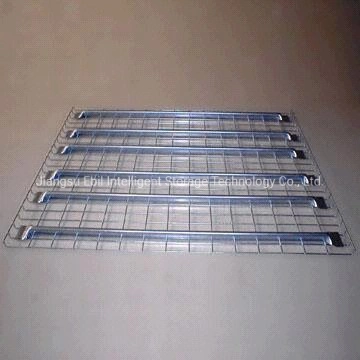 Malla de alambre soldada Almacenamiento Estable Servicio pesado Canal F Cascada Panel de cubierta con recubrimiento en polvo para estante de paletas