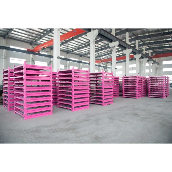 Reciclaje de servicio pesado Estante de almacenamiento plegable Estante de metal para almacén