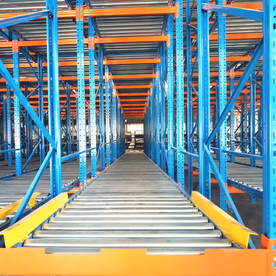 Almacén industrial Heavy Duty Pallet Flow Fifo Rack Fabricante
